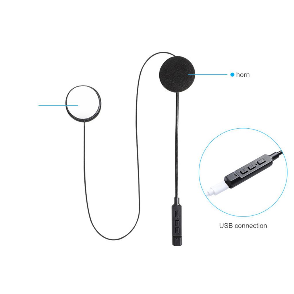 for Play for Time 8hours Universal Bluetooth-compatible Motorcycle Helmet Earpho