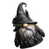 F26C Resin Gnomes Statue Sculptures Ornament for Home Garden Yard Decorations Collectibles Gift Gothic Witch Gnomes Figurines