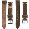 Hemsut Genuine Leather Watch Band, 22mm, Horween Soft Genuine Leather, Vintage Style with Quick Release Tool, Stainless Steel Silver Watch Buckle, Rep