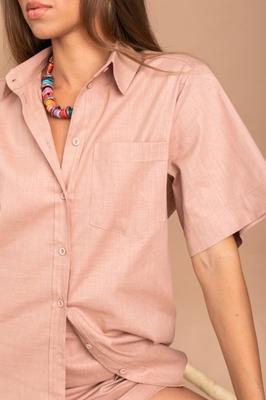 Costume (shirt and Shorts) 7819 M Powder Beige