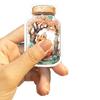 50ks Cartoon World in Bottle Stickers Různé roztomilé skleněné láhve Graffiti obtisky Dekorativní vinylové umělecké samolepky Vodotěsné