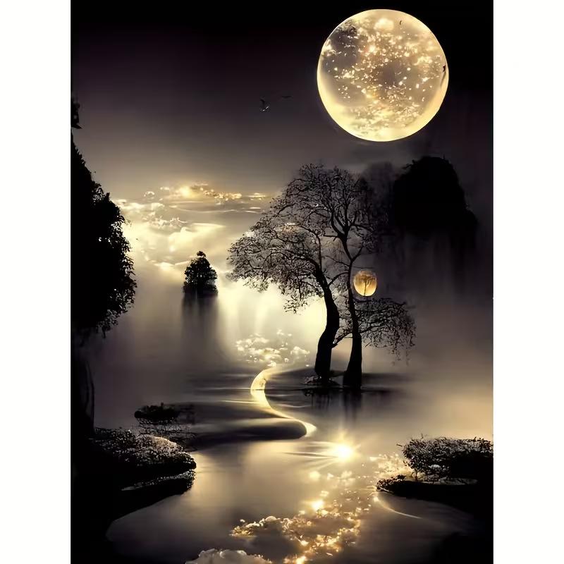 DIY Diamond Painting Magic Fairy Tale Series Handmade Diamond Painting Bedroom Living Room Decoration Painting