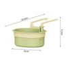 Wall-mounted Sink Draining Basket, Sink Without Holes for Hanging, Kitchen Storage Filter Basket, Residue Filtering Shelf
