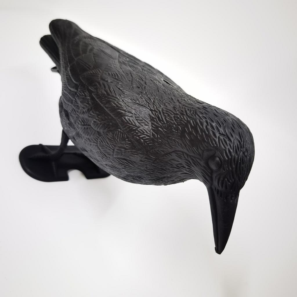 1pc Crow Decoracion Simulation Black Crow Raven Bird Repellent Pest Control Pigeon Repellent Garden Decoration Outdoor Sculpture