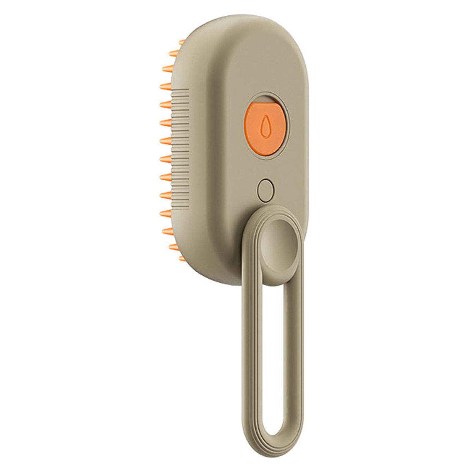 

Чистка и уход за домашними животными Расческа-туман для котят, удаление выпавшей шерсти, длинная шерсть, массажная расческа для кошек, перезаряжаемая версия хаки