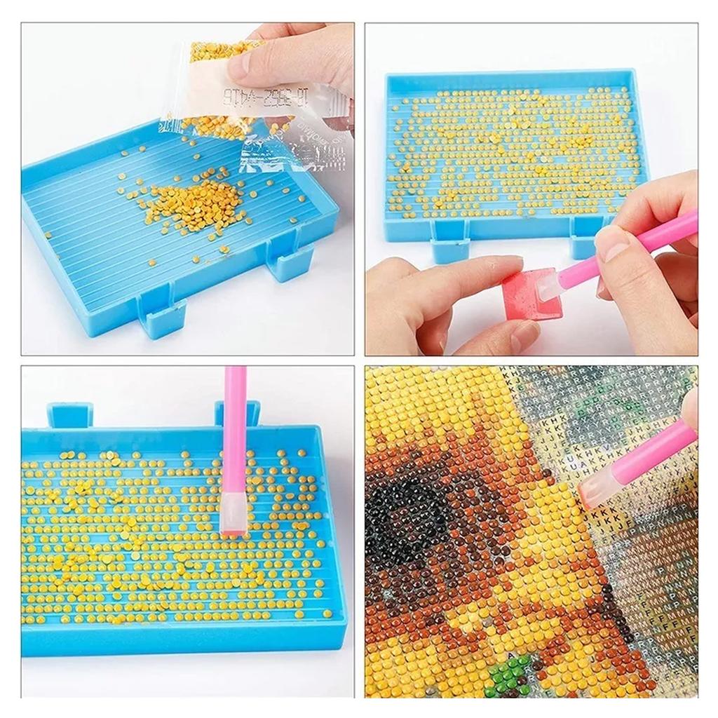 22Pcs Rhinestone Painting Drawing Tool Kit Safe Beautiful Decorating Rhinestone Painting Embroider Set