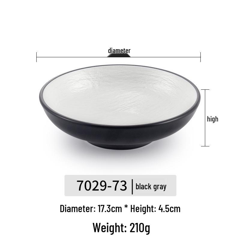 Japanese Melamine Mushroom Hat Salad Bowl: Creative Shallow Artistic Tableware for Rice, Soup, Noodles, and More