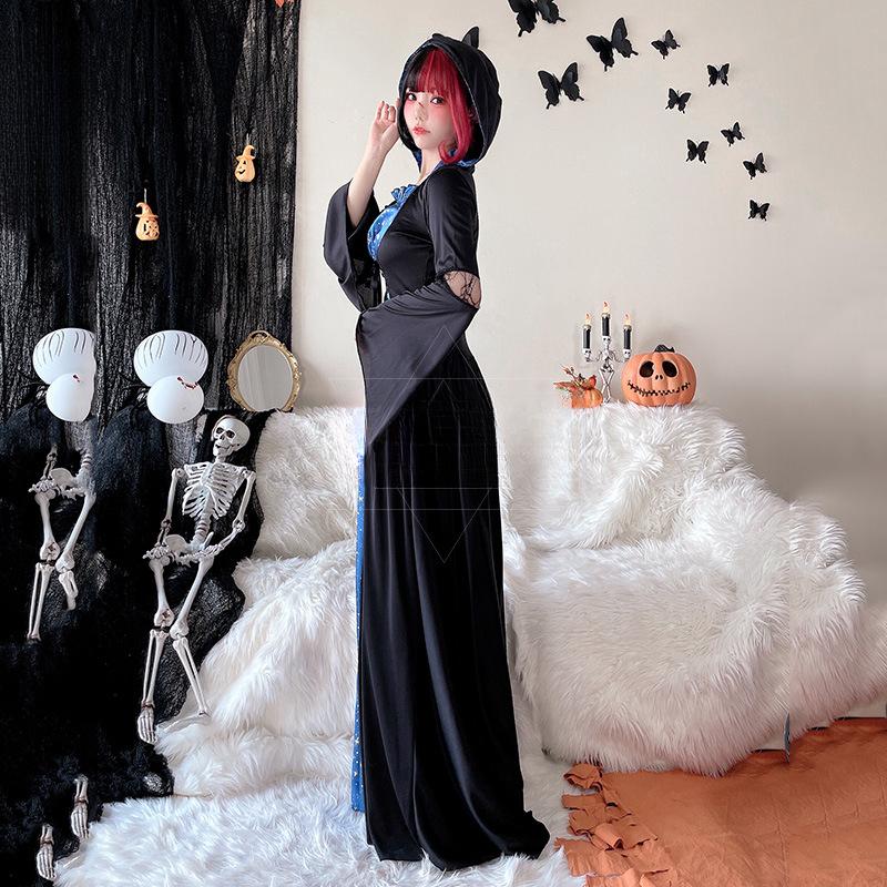 J-yuefang Witch Costume Dress Polyester M-XXL Halloween Cosplay