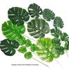 Konstgjorda Monstera- och Arecapalmblad för Bröllops- och Skogstema-Dekorationer