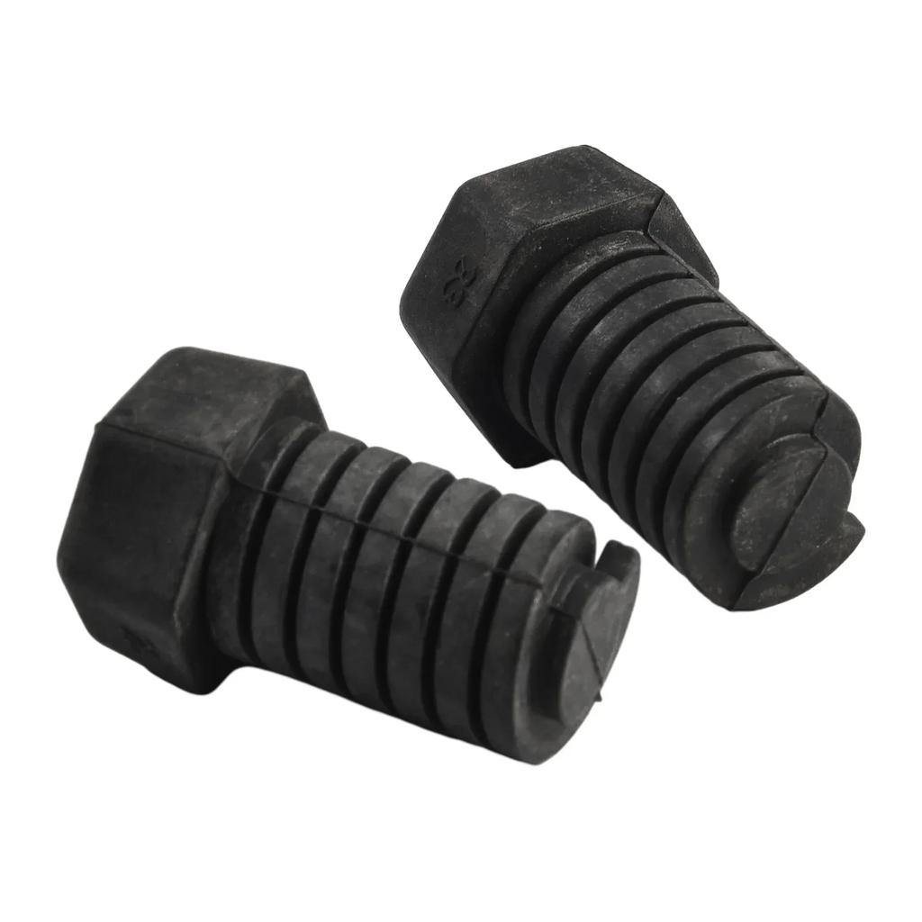 Hood Stop Parts Bumper Adjuster Front Plastic Replacement 2 Pcs 4696592 Practical For Chrysler For Ram 1995-20