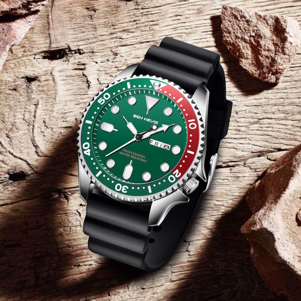 Luminous Quartz Men's Business Sports Waterproof Wristwatch BN3017G