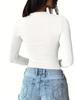 European & American Women's Autumn/Winter Slim Long Sleeve Top – Sexy & Warm Base Layer