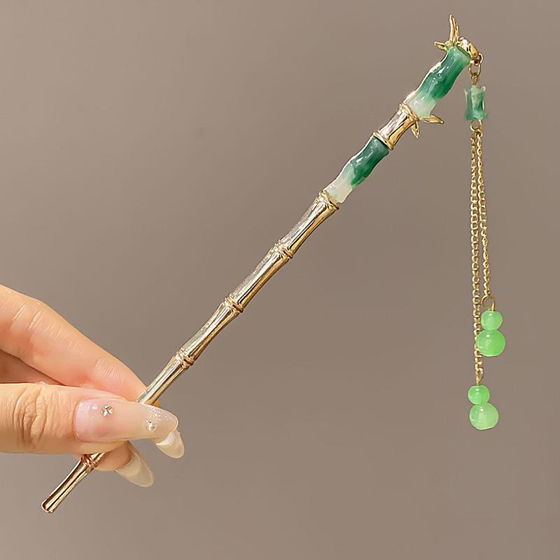 1pc Elegant Chinese Hair Accessory Retro Tassels Suitable for Long Dresses Ceremonies Daily Wear Women's Hair Sticks Hair Needle