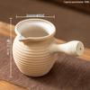 Ceramic Teapot with Striped Design