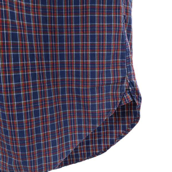 A Bathing Ape Check Pattern Short Sleeve Button Down Shirt M Men's Used