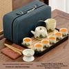 Shangkai Retro Azure Mountain Portable Tea Set
