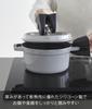 Yamazaki Jitsugyo Magnet Silicone Pot Holder Set of 2 Black x D7 x Tower Dishwasher Safe Floating Storage Mittens 1958 W9.2 H7.2cm (per piece)
