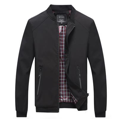 Herren Casual Jacke Große Größe Locker und Bequem Herren Stehkragen Business Slim Jacke