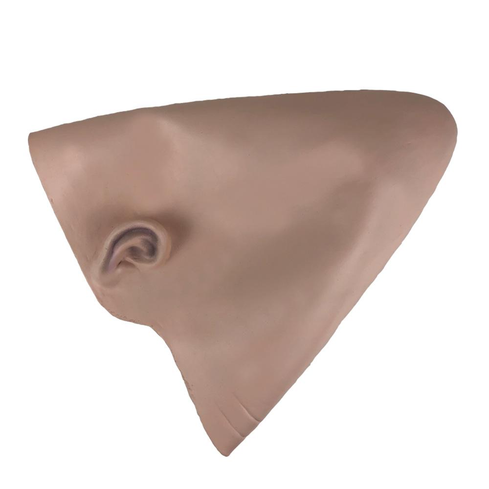 Conehead Conical Alien Mask Cap Cosplay Fake Eagg Shaped Skin Latex Helmet Halloween Carnival Purim Party Costume Props