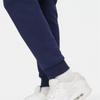 Nike Sportswear Club Fleece Logo Print Cuffed Loose Sweatpants Kids Bottoms Navy-Blue CJ7863-414