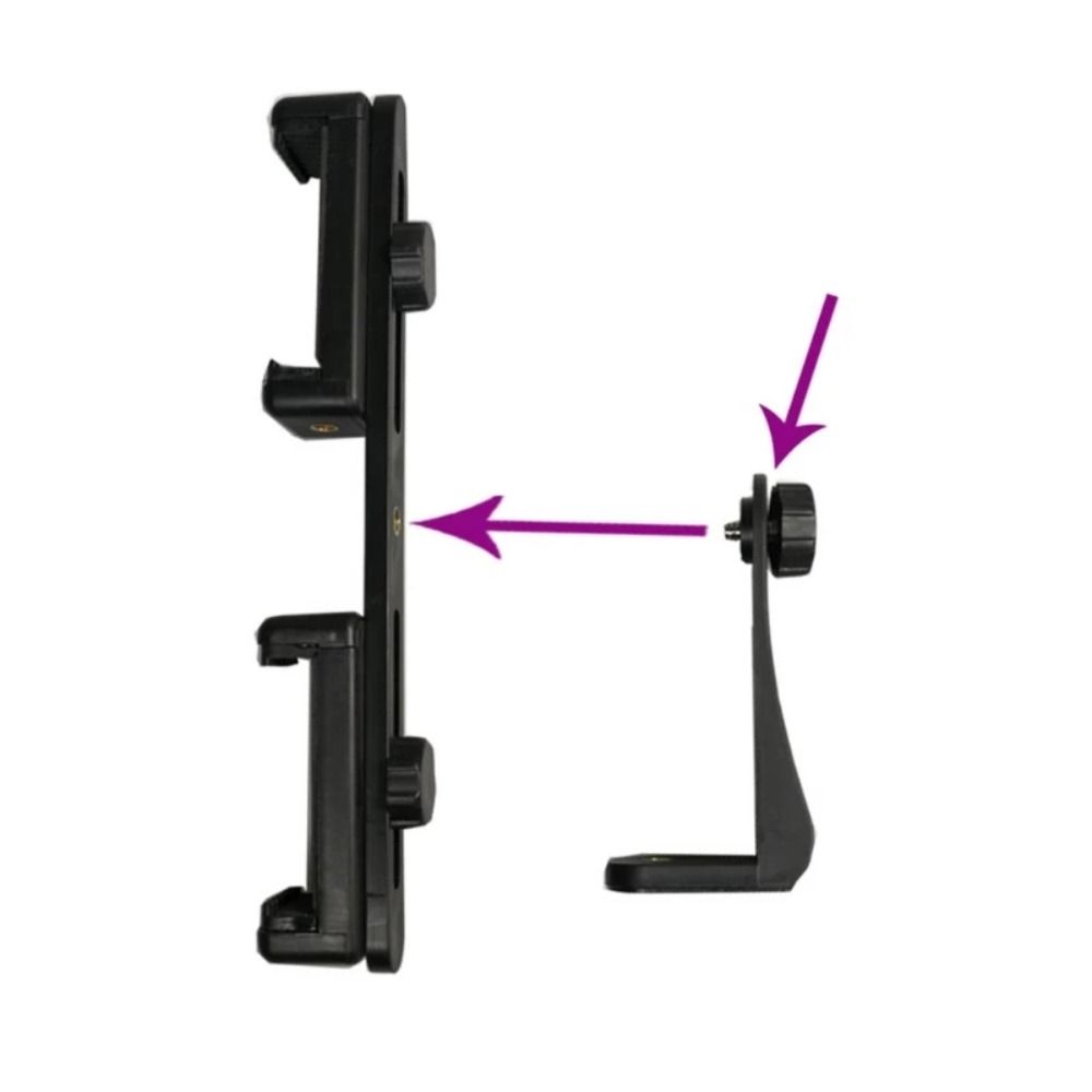 Clip Mobile Live Bracket Phone Tripod Holder Smartphone Tripod Clip Dual Device Hand-Held Holder