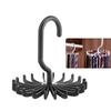 Portable Tie Rack Closets Rotating Hook Holder Belt Clothes Tie Rack Storage Home Supply Multifunction
