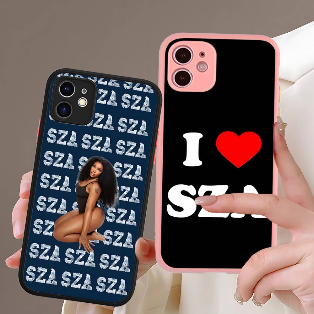 Singer SZA SOS Phone Case For IPhone 16 15 14 11 12 13 Pro Max X Plus XS MAX Translucent Matte Cover