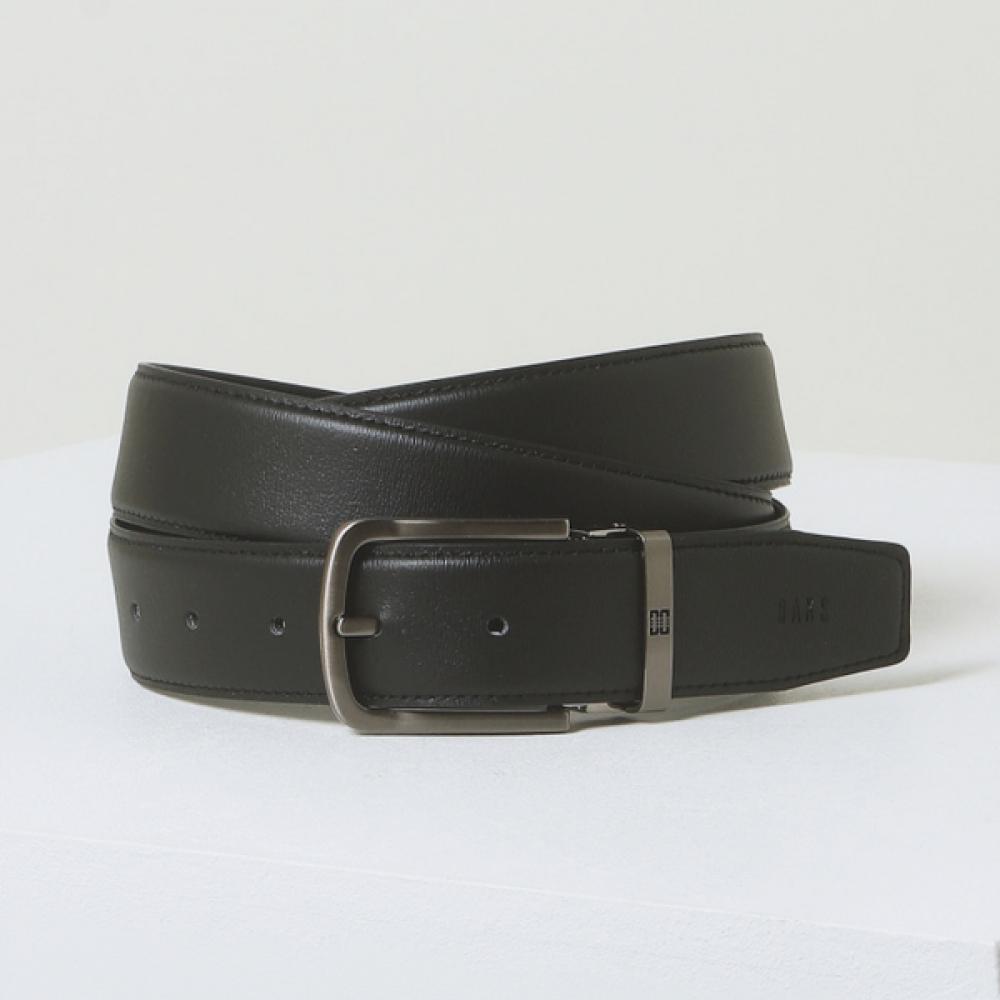 Daks Black Solid Leather Belt Dbbe3e048 Single option