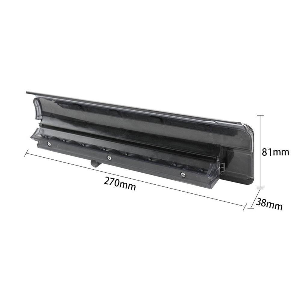 For Tineco For Floor One S5 Compatible Main Brush Cover Replacement Spare Brush Guard Plastic Black Gray 270 38 81mm