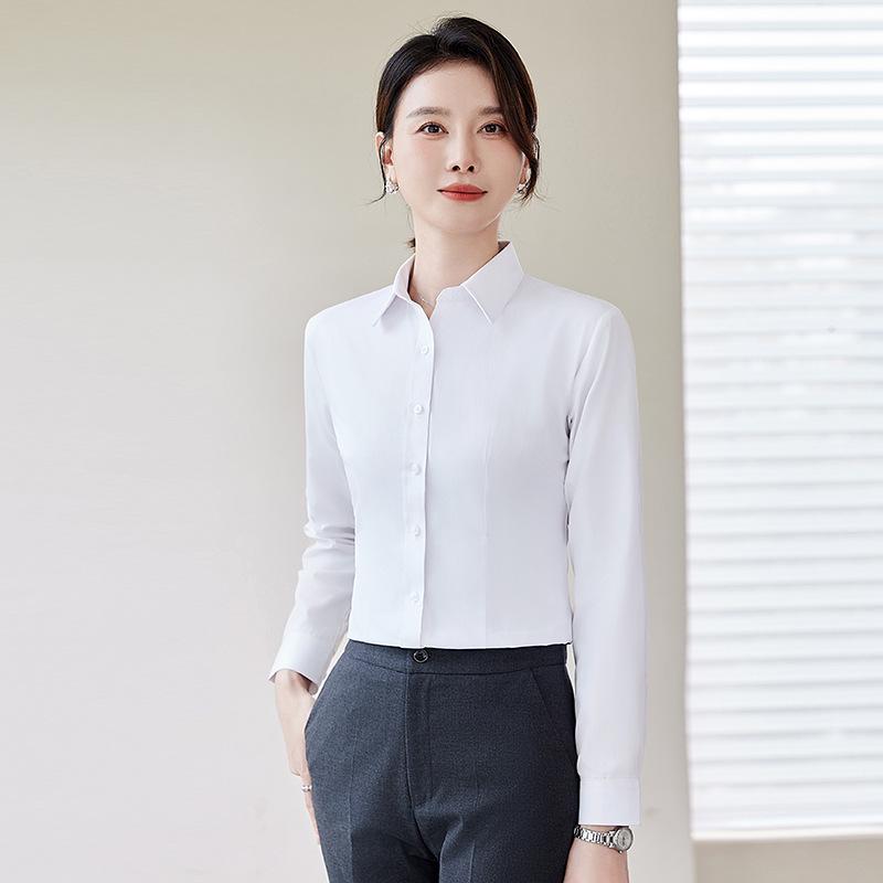 

Унисекс рабочая форма Почтового сберегательного банка: Рубашки с длинным и коротким рукавом для лета S белый