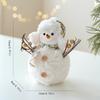 1PC Knitted Handmade Christmas Modern Simplicity Ornament Atmosphere Doll Desktop Plush Multi-element Festival