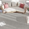 Living Room Rug, Thick Pile Geometric, Non-Slip, 160 x 120 cm, Grey