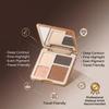Sweetmint 4- Contour Palette Highlight & Contour Integrated Fine Texture Easy to Blend Beginner Friendly