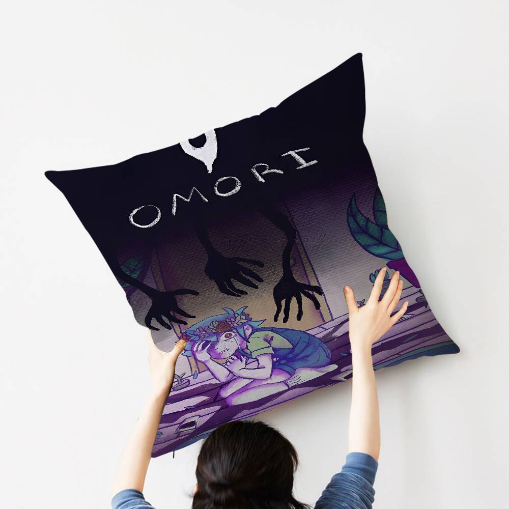 O-Omori Kunst Kissenbezug Kissenbezug Deko Kissenhülle Bedruckte Kissenhülle für Sofa