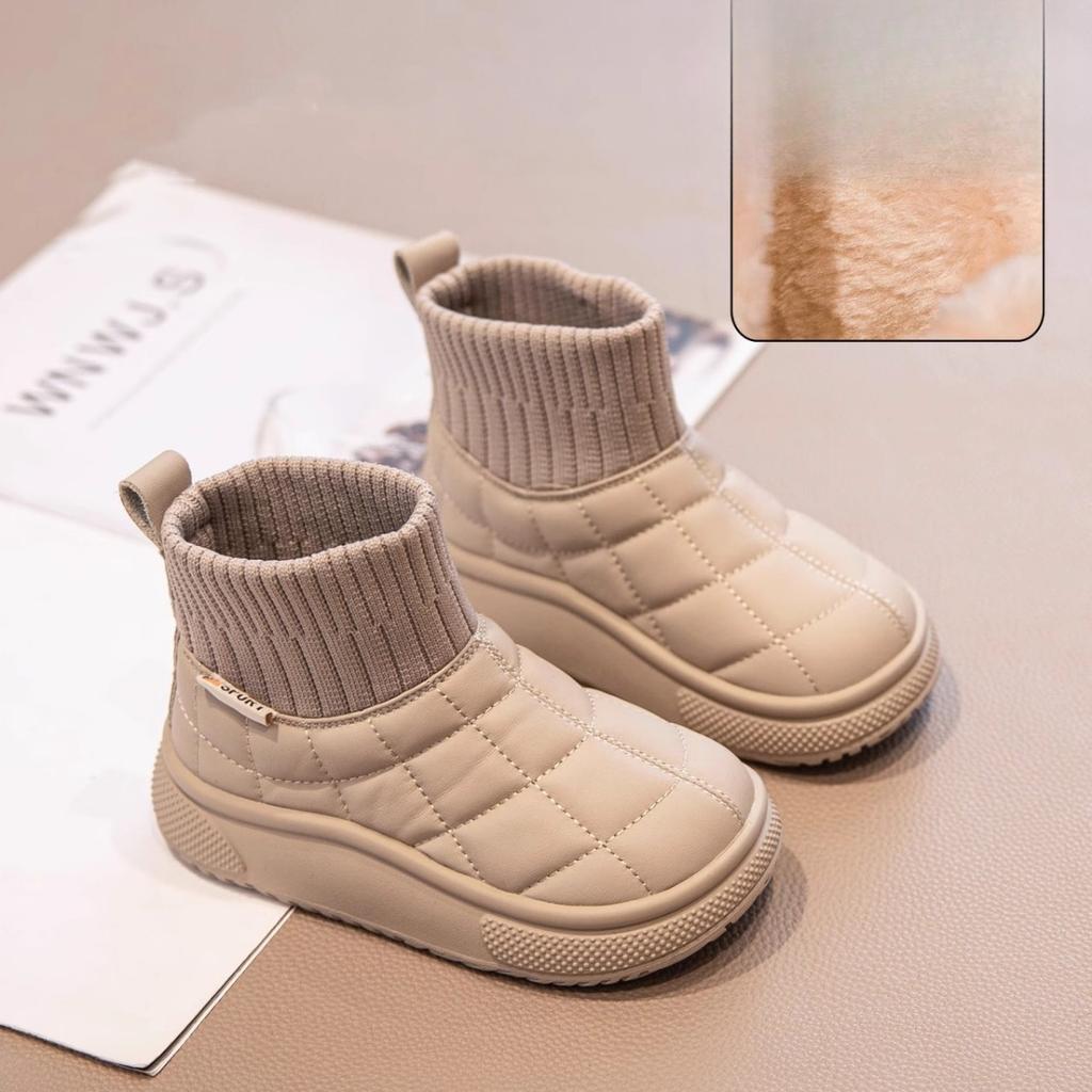 Copii, Pluș, Pantofi de bumbac, Pentru fete, Cizme tip șosetă, Pentru băieți, Cizme de bumbac, Călduroși, Groși, Cizme de zăpadă