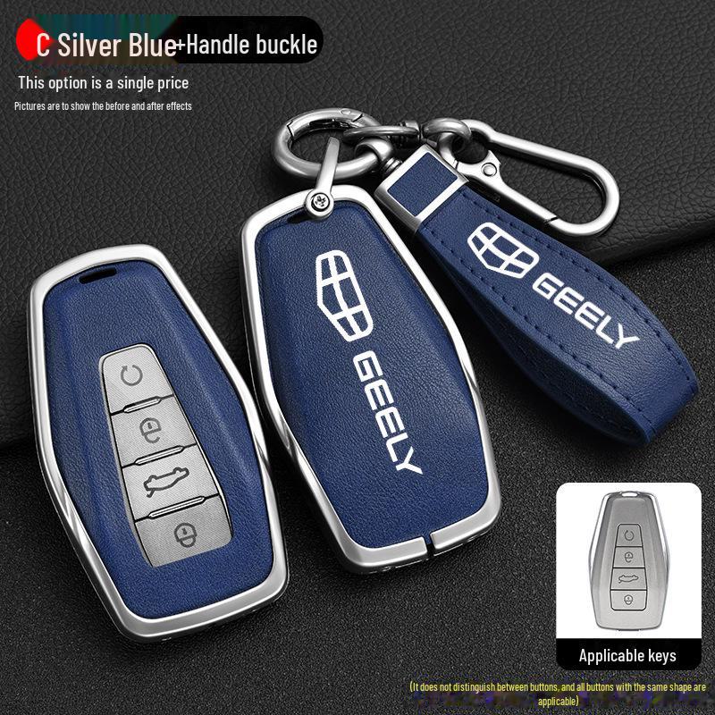 Geely Xingrui Key Bag: Compatible with 19-21 Dihao GS, Binyue, Haoyue, and Binrui Car Key Covers.