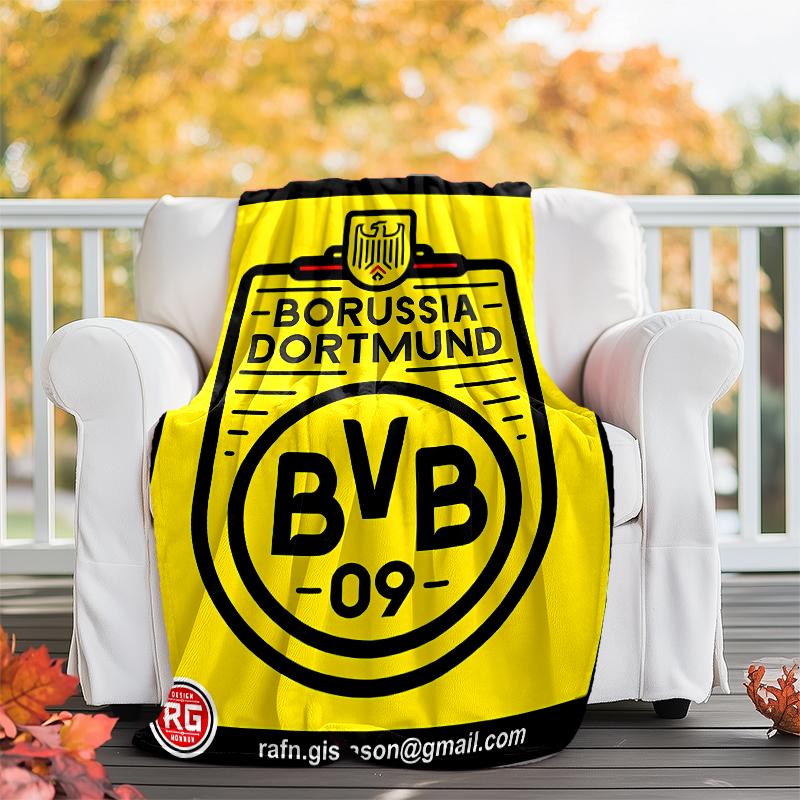 Borussia Dortmund Printed Throw Blanket—soft,warm;versatile Blanket for All Seasons—perfect As &air-conditioning Throw,nap Blanket