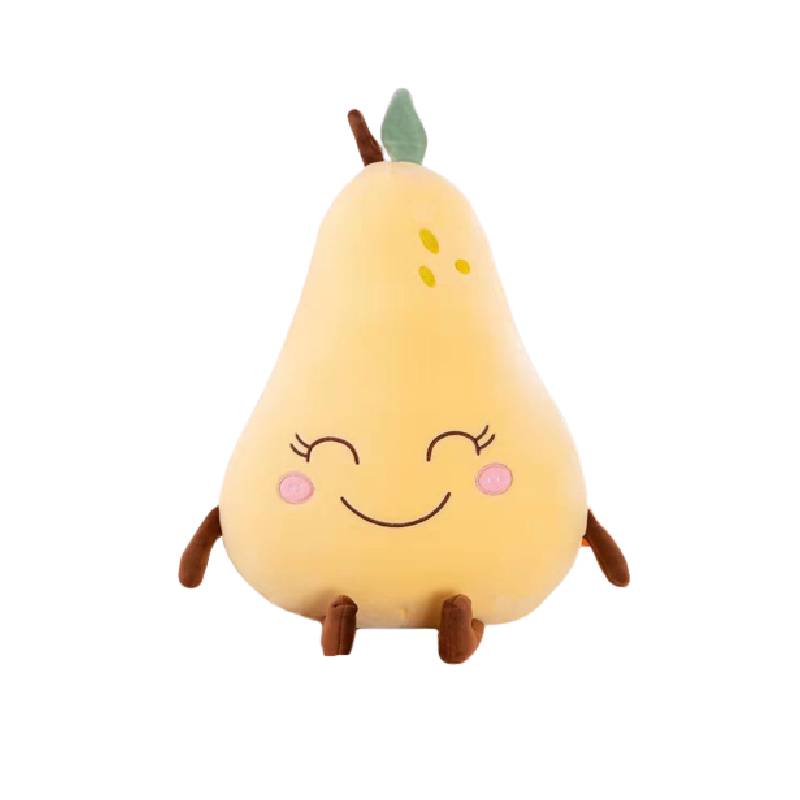 98in Cartoon Plush Toy Fruit Design Strawberry Watermelon Radish Pear Gift Kids