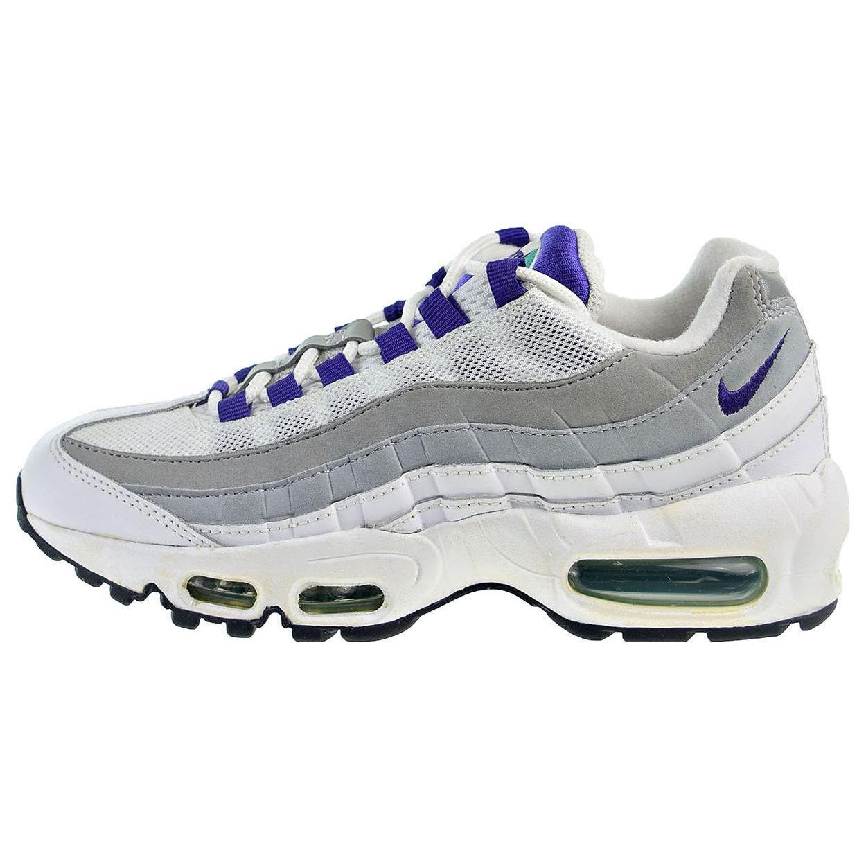 

Женские кроссовки Nike Air Max 95 Grape White Court-Purple-Emerald-Green-Wolf-Grey 307960-101