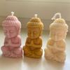 3D Buddha Candle Fondant Silicone Mold Molde Silicona Buda Aromatherapy Wax Craft Decorating Tools Resin Velas Making Supplies