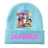 Peripheral Knitted Hat Curled Wool Hat Printed Doudou Hat Outdoor Cold Hat Adult