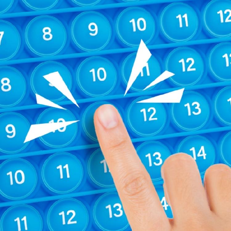 Jouet Éducatif Cartes Flash d'Enseignement des Opérations Mathématiques Pour Enfants Développement de la Motricité Fine et Réduction du Stress