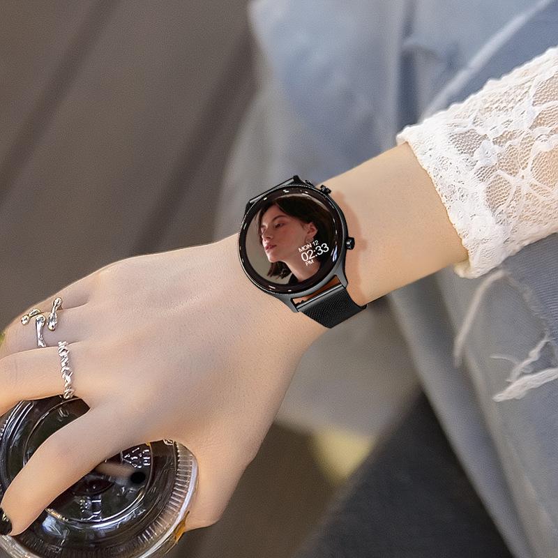 2025 Smartwatch: Multifunktionaler Bluetooth-Anruf-, Gesundheits- und Sport-Tracker für Frauen, Männer, Studenten und Paare