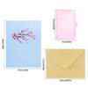 Paper Carving Flower Tree Cottage Greeting Card Folding Birthday Greeting Card for Women Men Children Adult Valentines