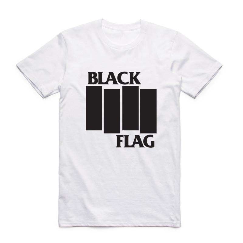 

2019Fashion Men Print Black Flag T-shirt Short Sleeve O-Neck Summer Punk Rock Band Henry Rollins Large Bar Casual Top Tee Tshirt 4XL
