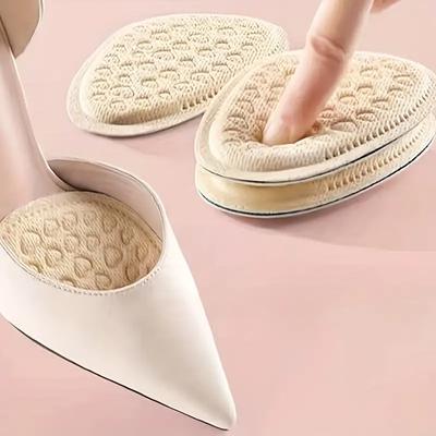 1pair Soft Forefoot Pads For High-heeled Shoes, Non-slip Half Insoles, Comfortable Forefoot Cushions For Foot Care