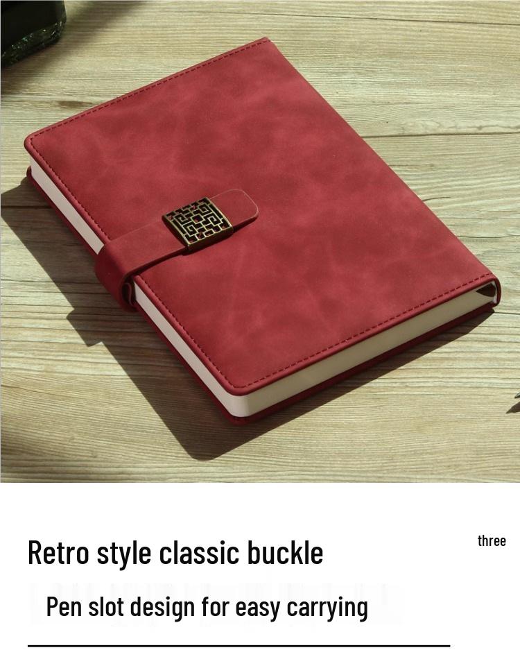 High-Quality A5 Leather Softcover Notebook for Students and Professionals