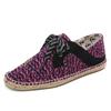 New Fashion Summer Fly Fabricmale Casual Canvas Hemp Insole Fisherman Light Shoes Men Espadrille Flats Shoes Rty6