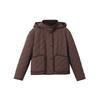 Langzi Retro Quilted Hooded Padded Jacket