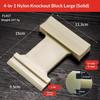 Four-in-one Groove Flooring Tapper Multifunctional Wood Floor Tapping Block  Floor Laying